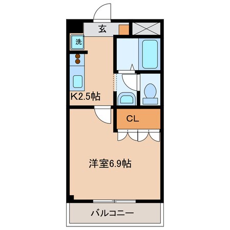 ドヌールⅣ天王の物件間取画像